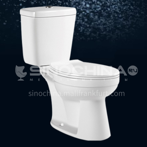  ceramic washdown flush toilet    two pieces toilet 